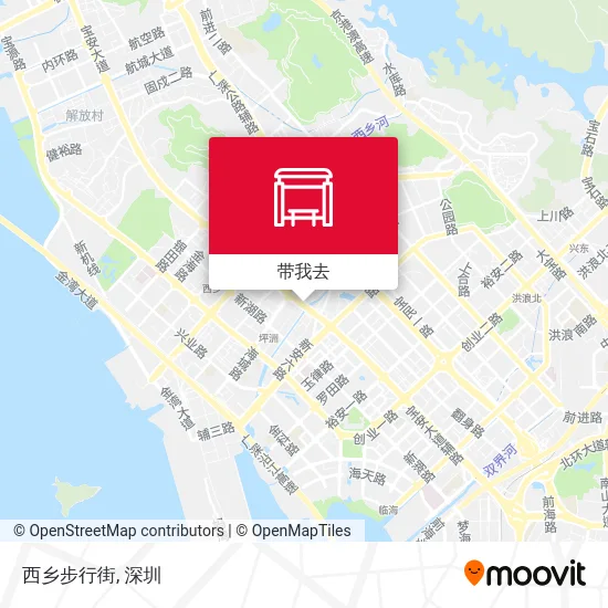 西乡步行街地图