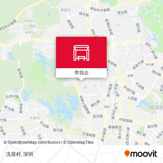 冼屋村地图