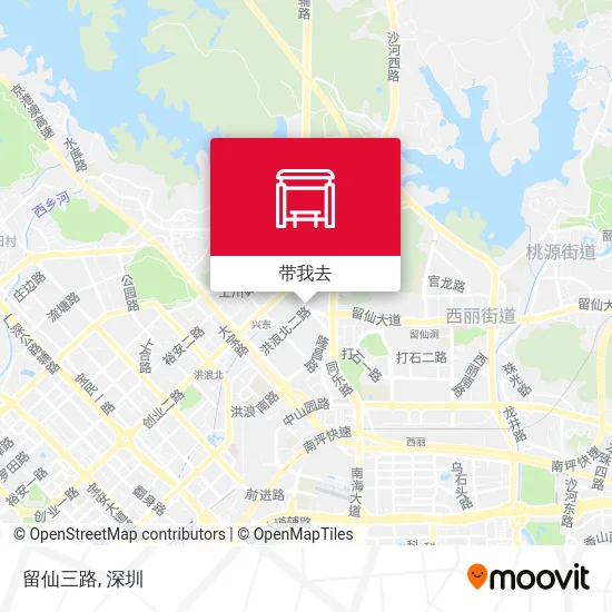 留仙三路地图