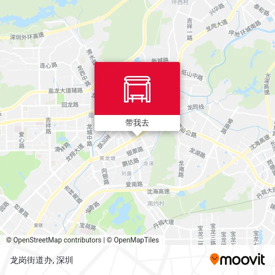 龙岗街道办地图