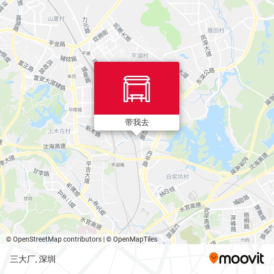三大厂地图