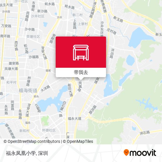 福永凤凰小学地图