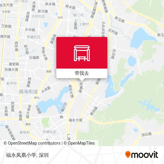 福永凤凰小学地图