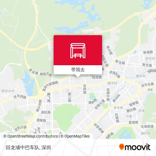 回龙埔中巴车队地图