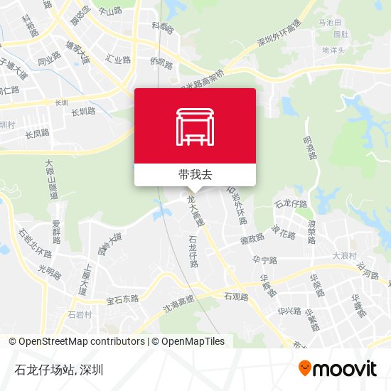 石龙仔场站地图