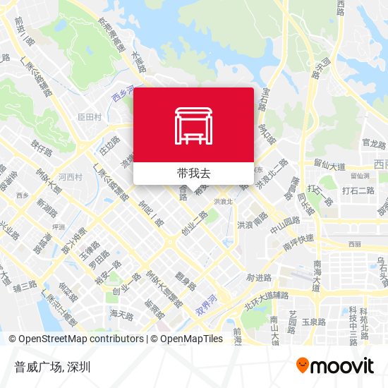 普威广场地图