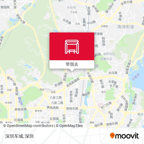 深圳车城地图