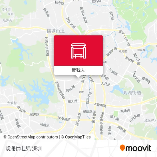 观澜供电所地图