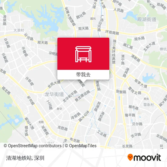 清湖地铁站地图