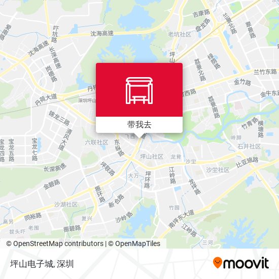 坪山电子城地图