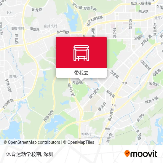 体育运动学校南地图