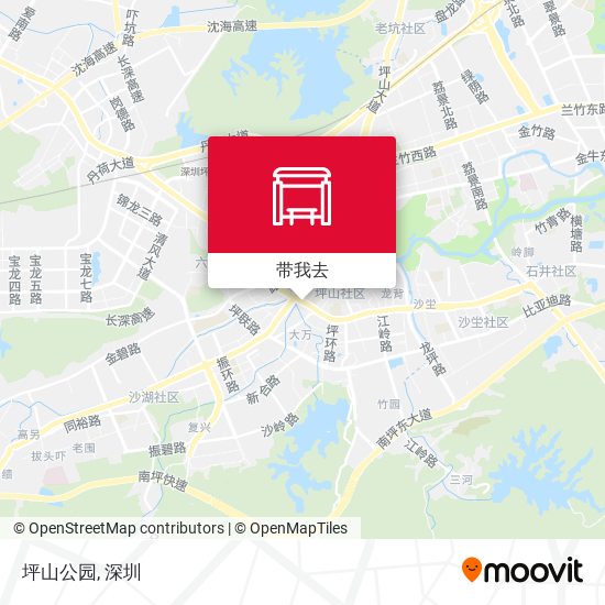 坪山公园地图