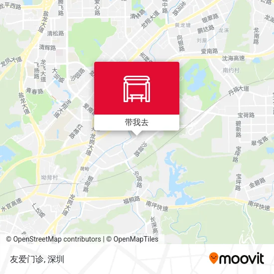 友爱门诊地图