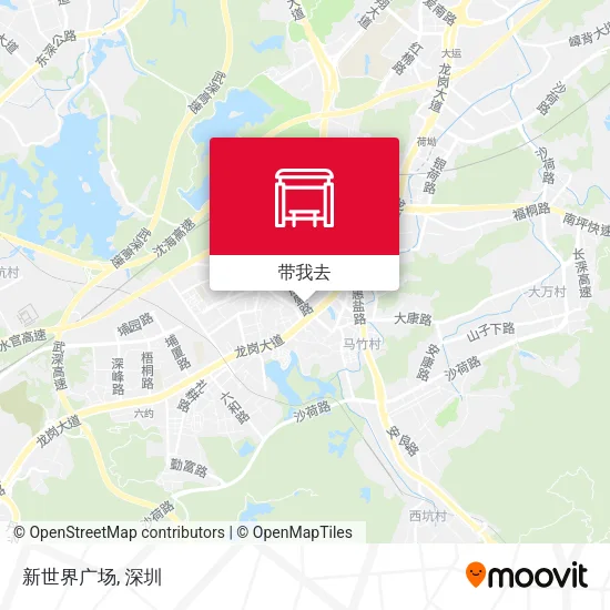 新世界广场地图