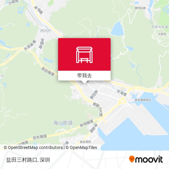 盐田三村路口地图
