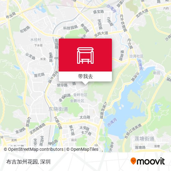 布吉加州花园地图