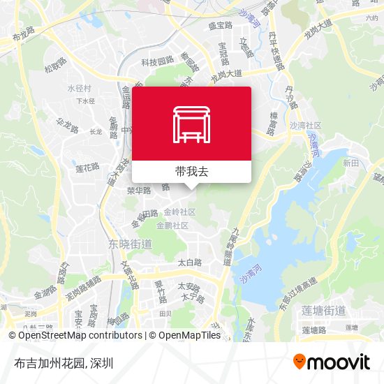 布吉加州花园地图