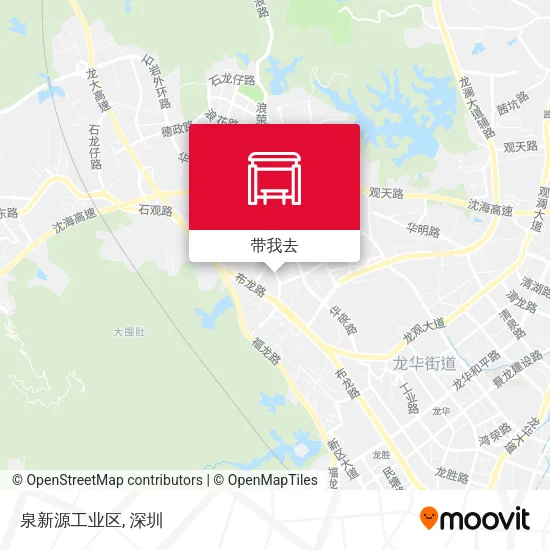 泉新源工业区地图