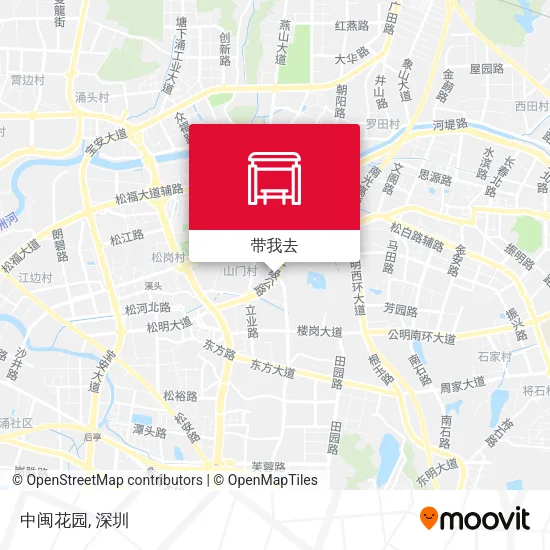 中闽花园地图