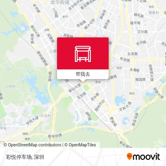 彩悦停车场地图