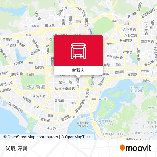 岗厦地图