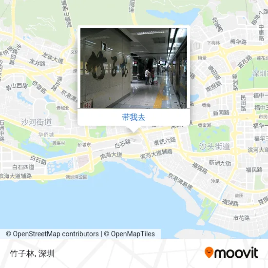 竹子林地图