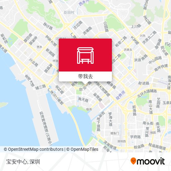 宝安中心地图