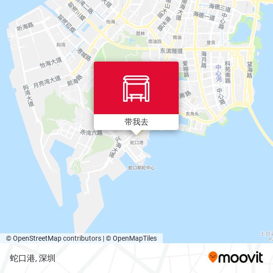 蛇口港地图