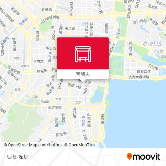 后海地图