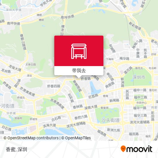 香蜜地图
