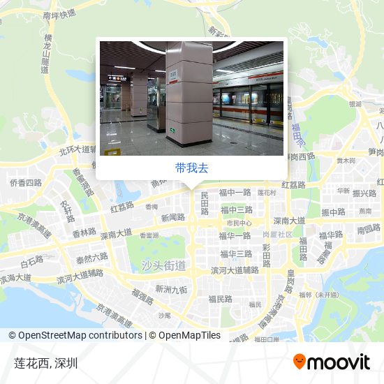 莲花西地图