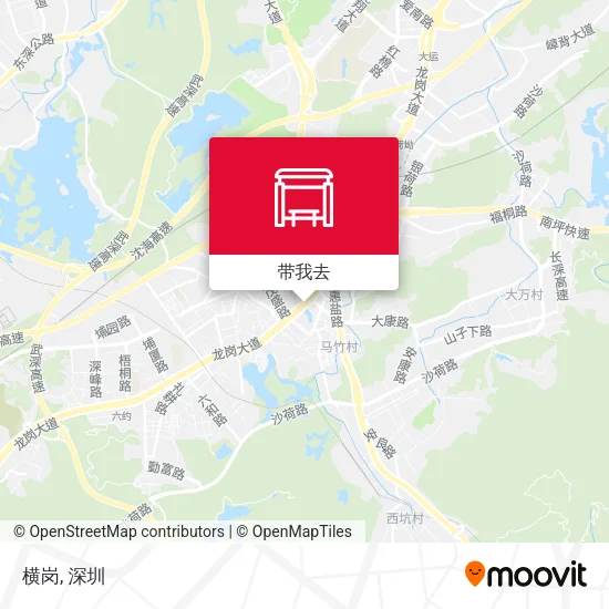 横岗地图