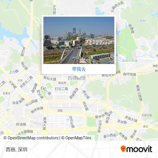 西丽地图