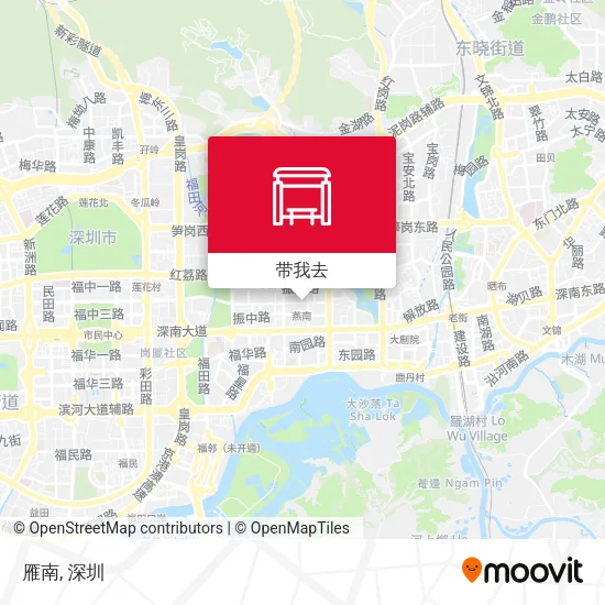雁南地图