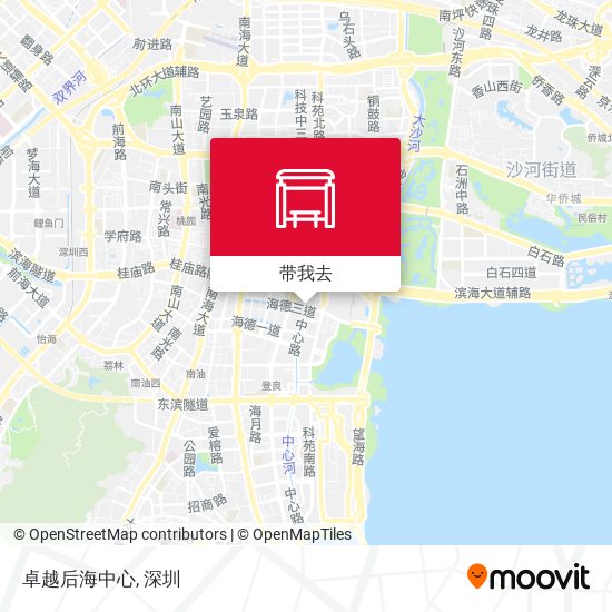卓越后海中心地图