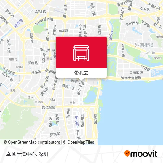 卓越后海中心地图