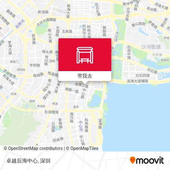 卓越后海中心地图