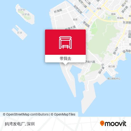 妈湾发电厂地图