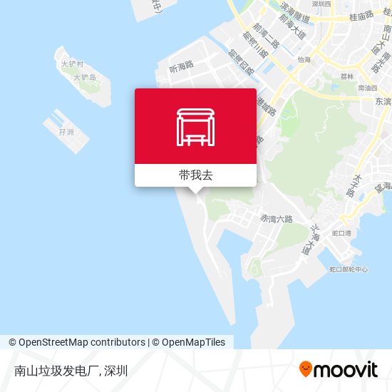 南山垃圾发电厂地图