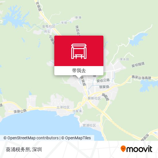 葵涌税务所地图