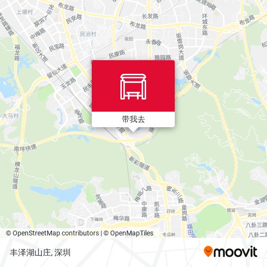 丰泽湖山庄地图
