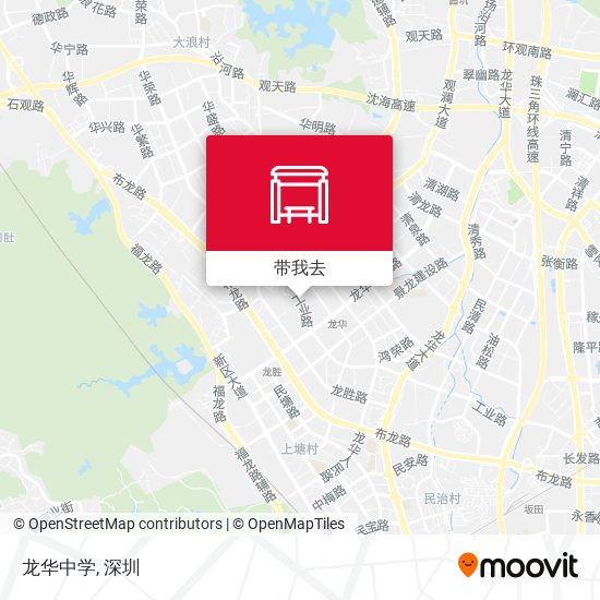 龙华中学地图