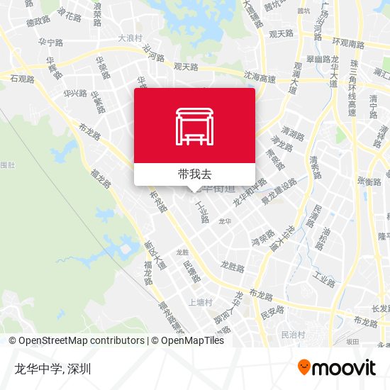 龙华中学地图