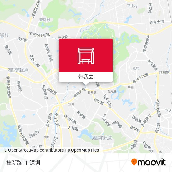 桂新路口地图