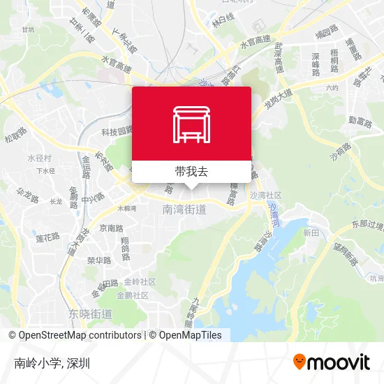 南岭小学地图