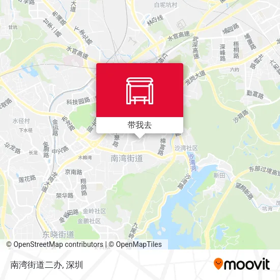 南湾街道二办地图