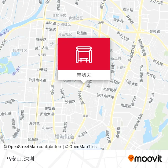 马安山地图