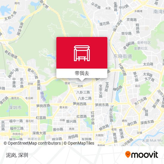 泥岗地图