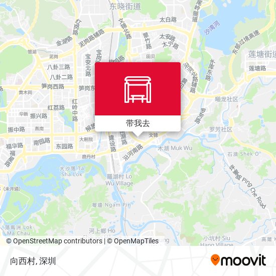 向西村地图