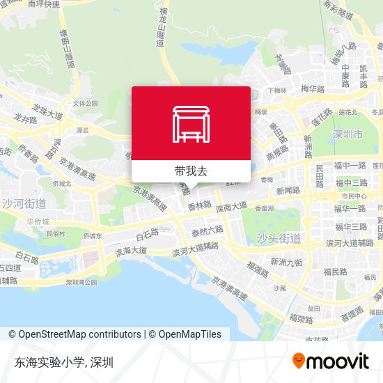 东海实验小学地图